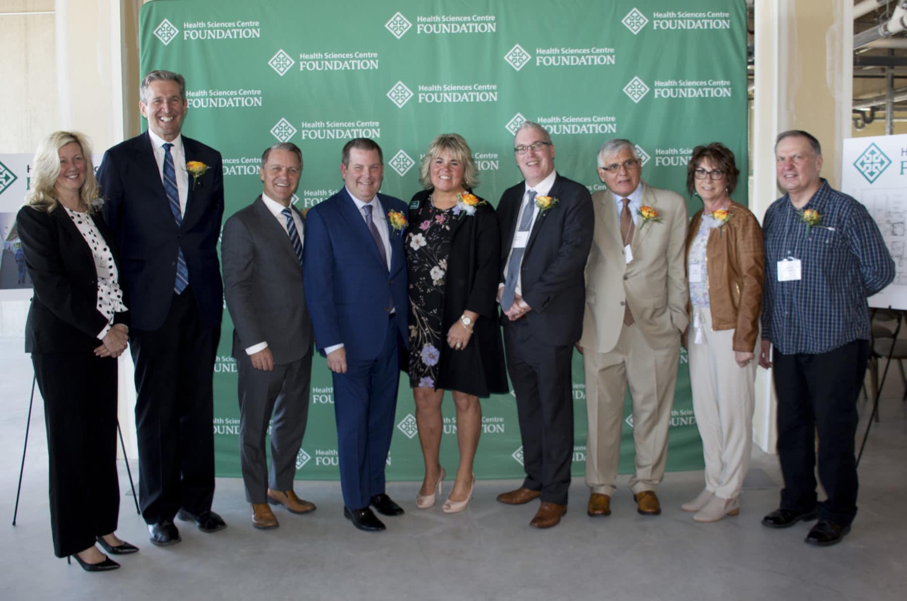 The unveiling of the new transplant unit in the Kleysen Institute for Advanced Medicine