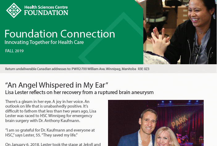 The cover of the 2019 Fall Newsletter