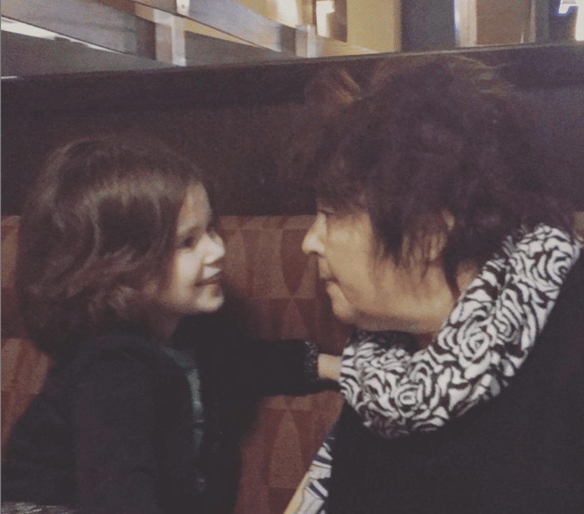 Jeanne Leckie and Astrid, Rachel Wheeler's daughter.
