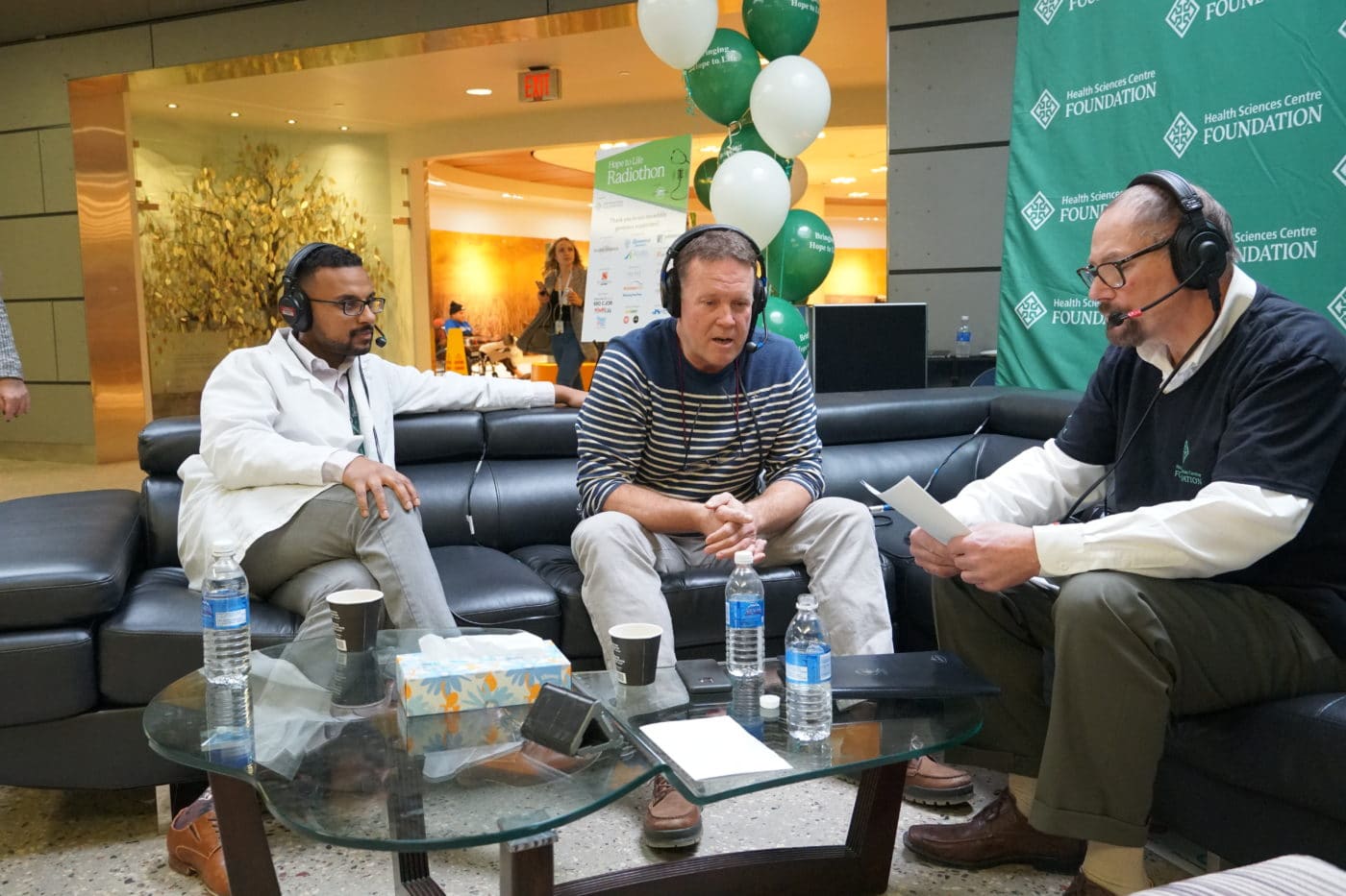 Dr. Biniam Kidane, Blaine Hadaller, and Geoff Currier