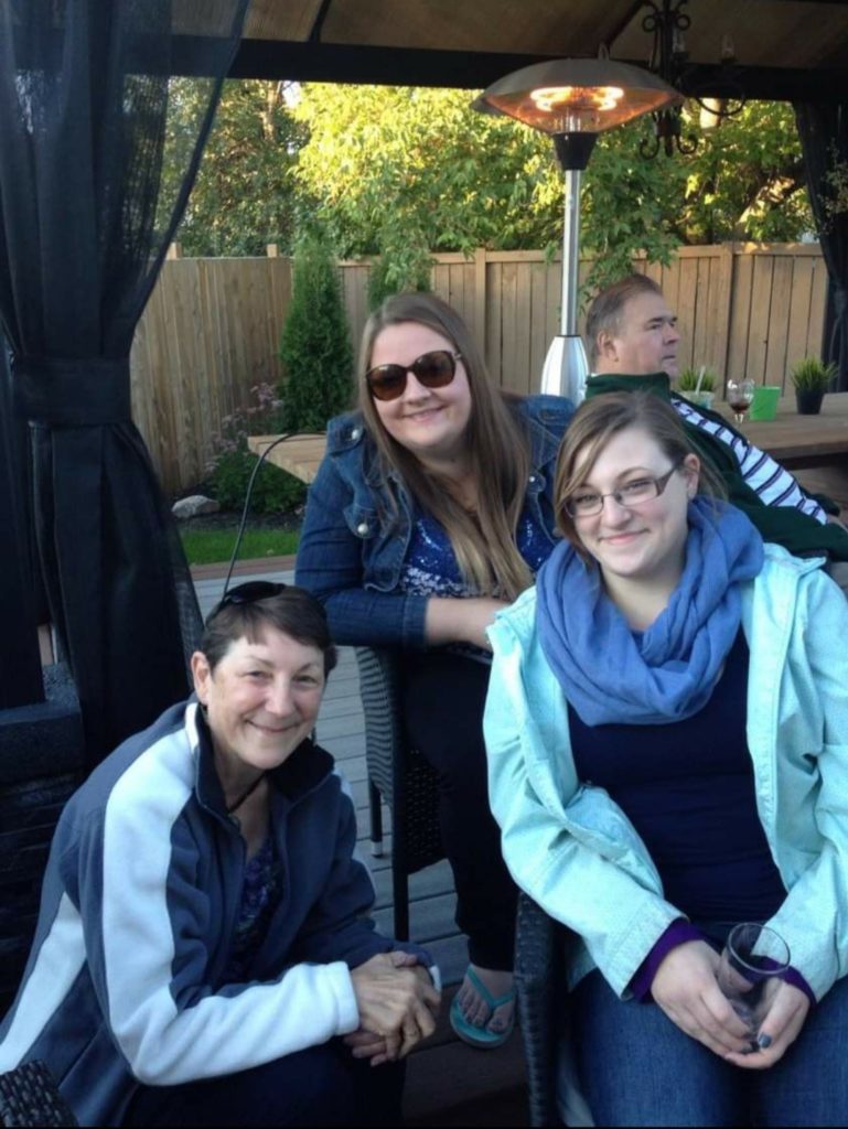 Donna Frederick with loved ones