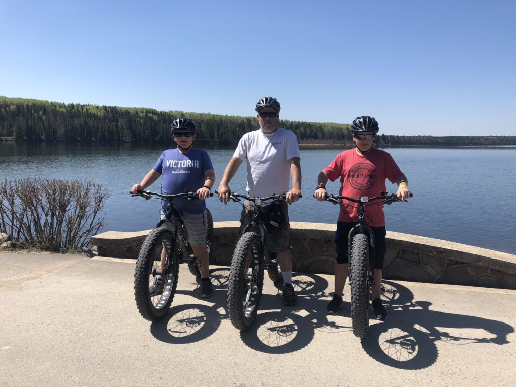 Jason Morell with sons