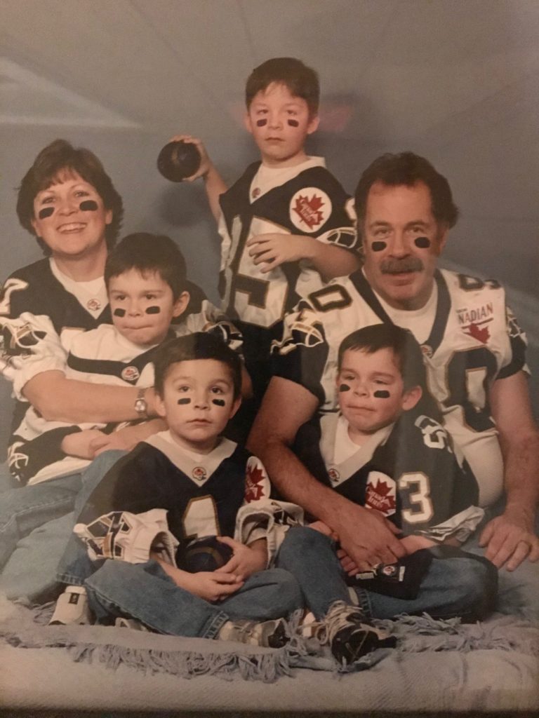 Brody Thomson and family