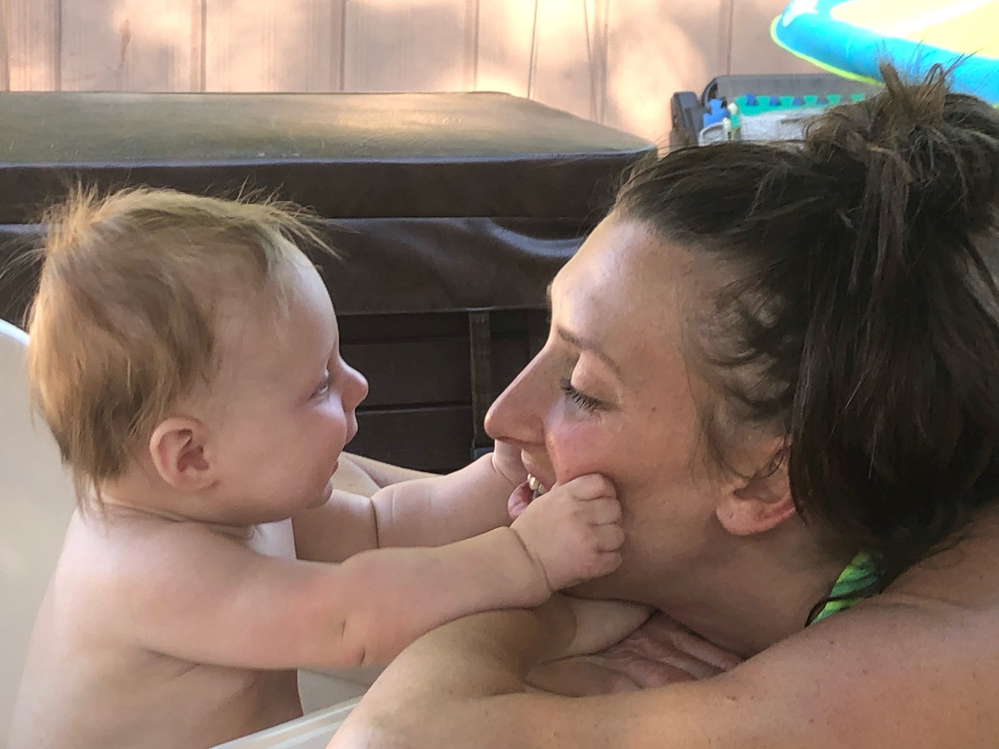 Courtney Gault with Daughter Taylor.