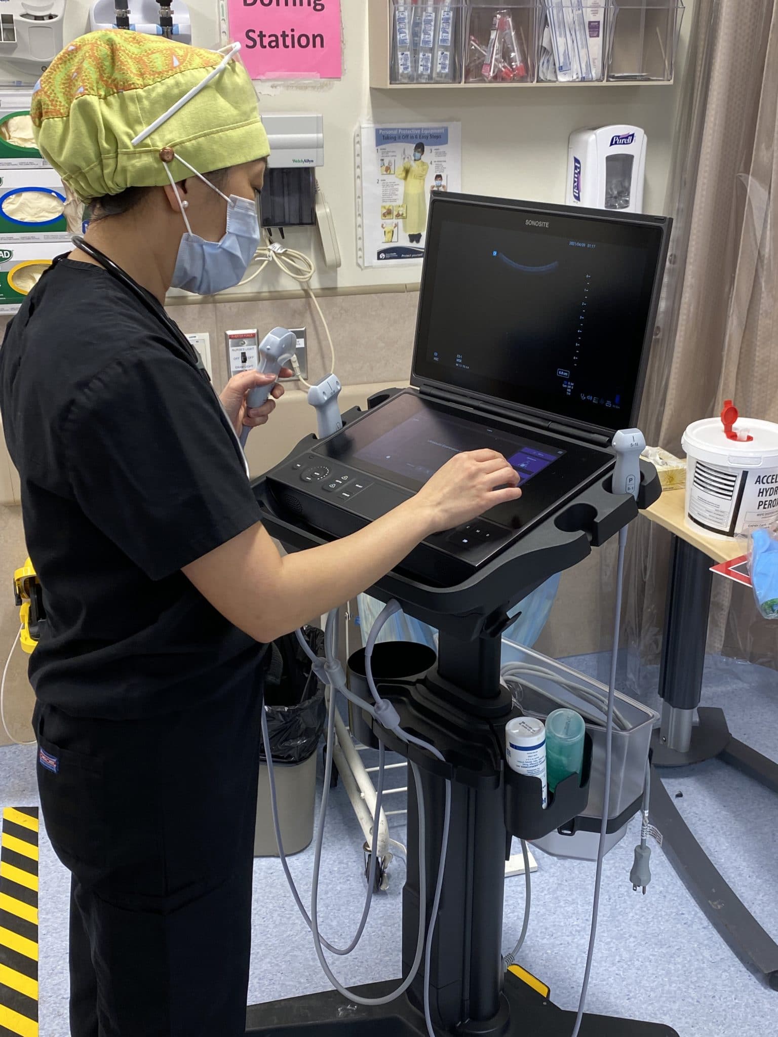 A PX Ultrasound machine