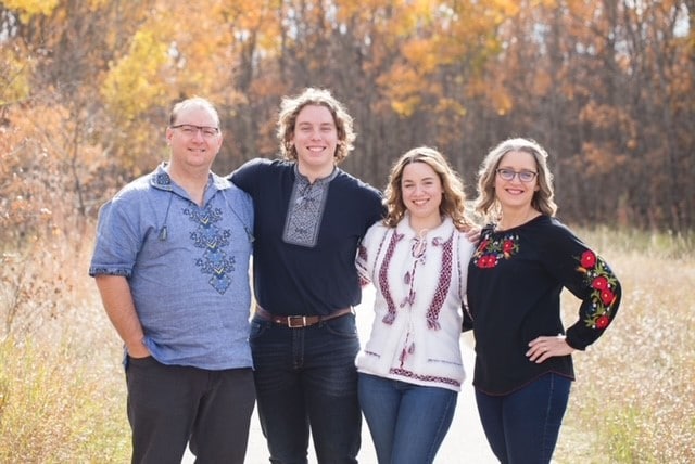 Christine Preachuk and family