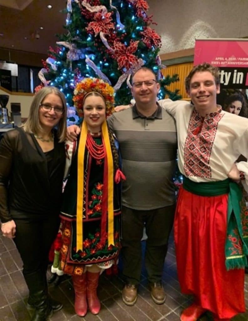Christine Preachuk and family