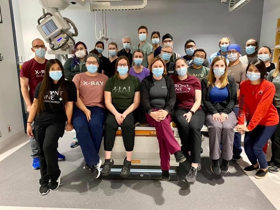 Christine Preachuk and the Diagnostic Imaging Department