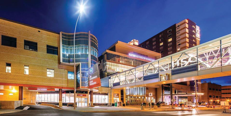 HSC Winnipeg's Emergency Department Entrance