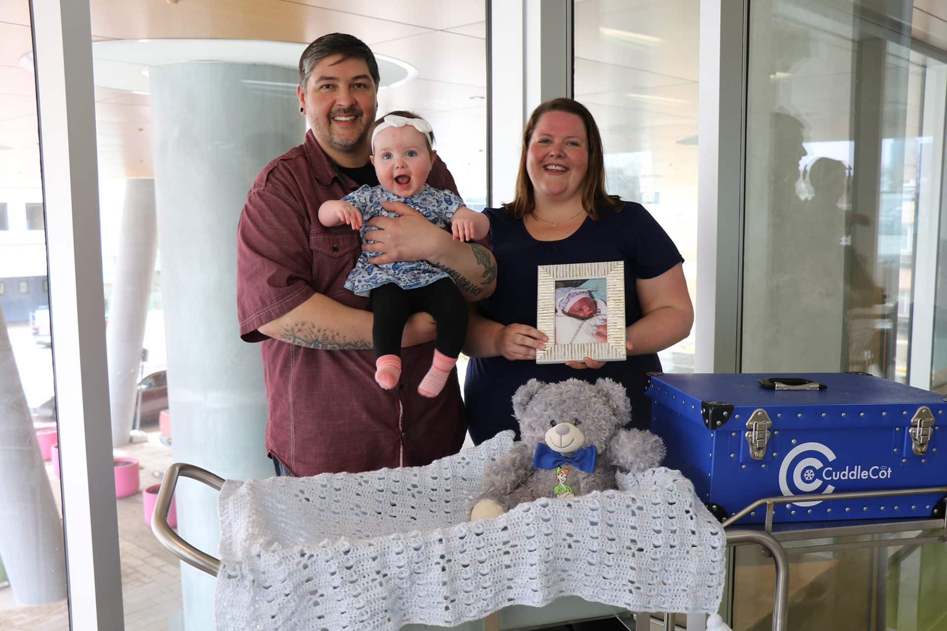 Gary and Andrea Duncan with their now late baby, Kaius