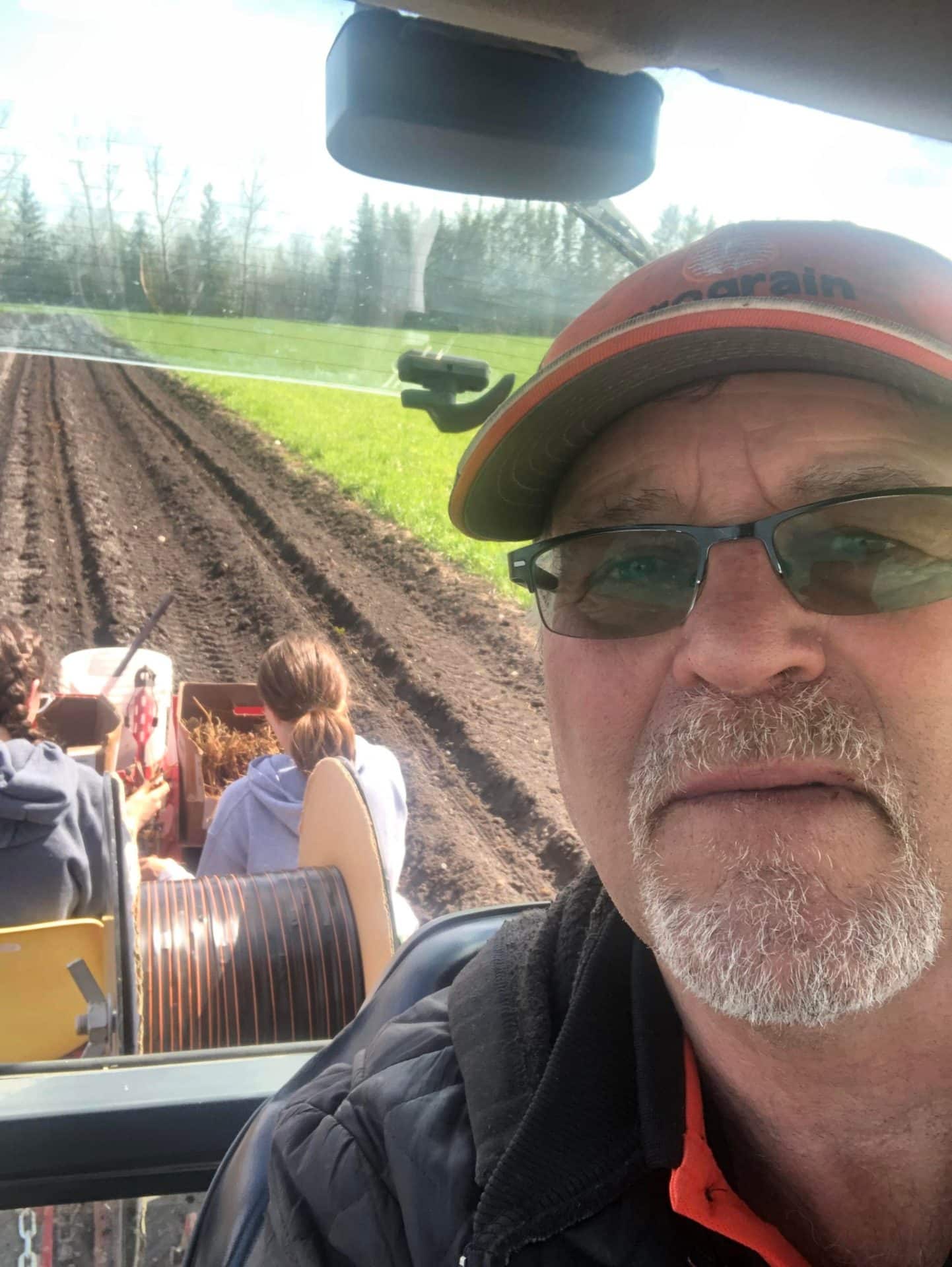 Murray Boonstra and grandchildren.