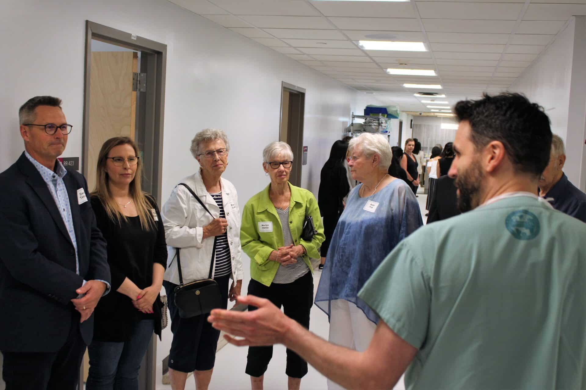 Guests and donors of the HSC Foundation's unveiling of the new Plastic Surgery Clinic