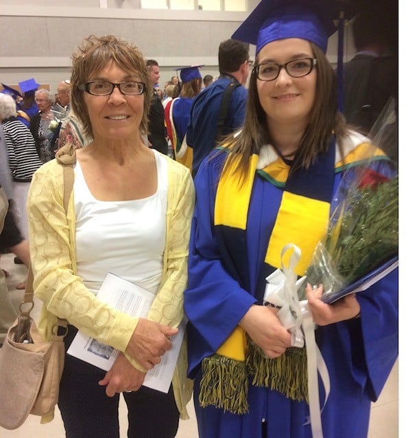 Doris Kohinski and her daughter.